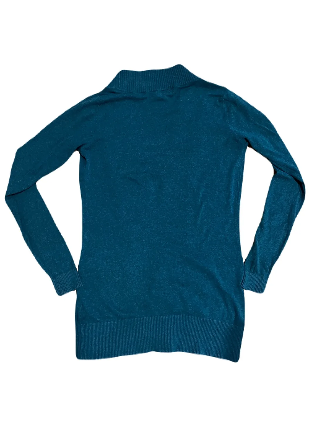 Kismet women’s small open cardigan, long sleeve, dark teal image indicator(4)