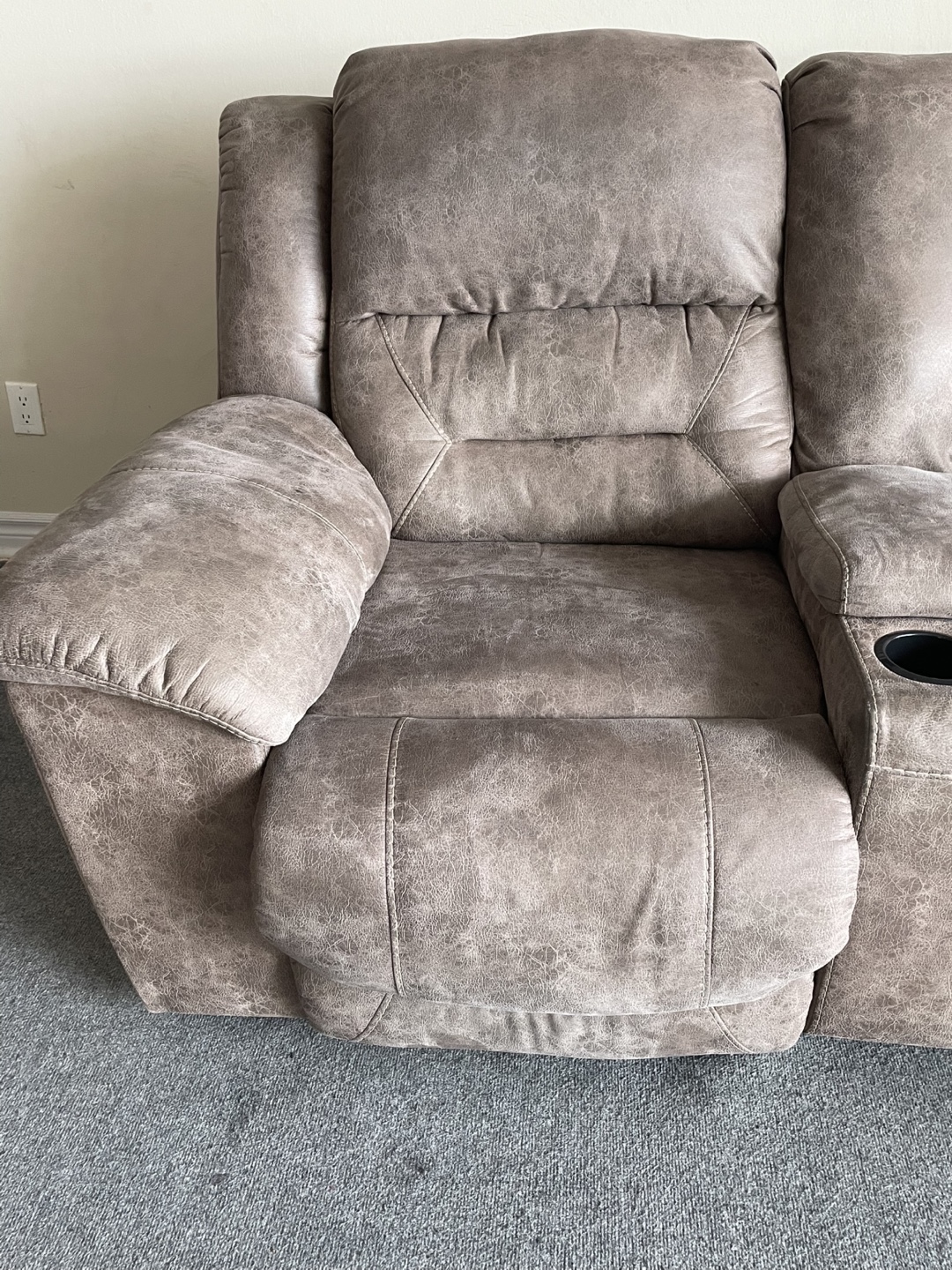 Ashley Lareview Reclining Loveseat with Console - photo 3