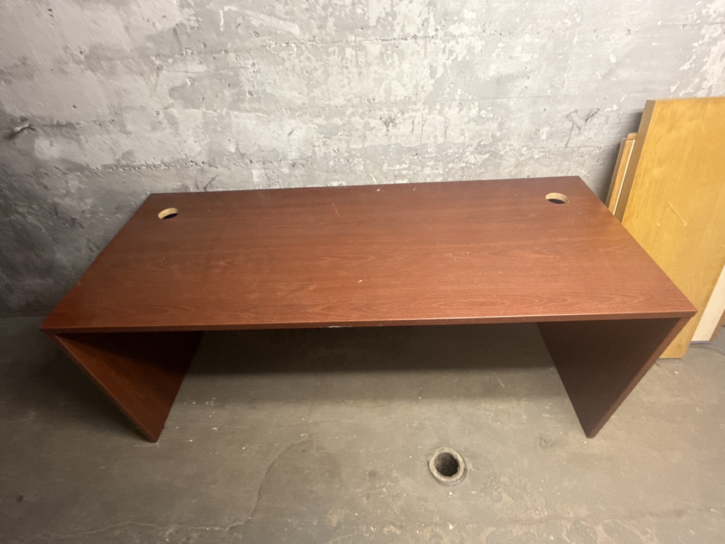 Brown Wooden Office Desk - photo 2