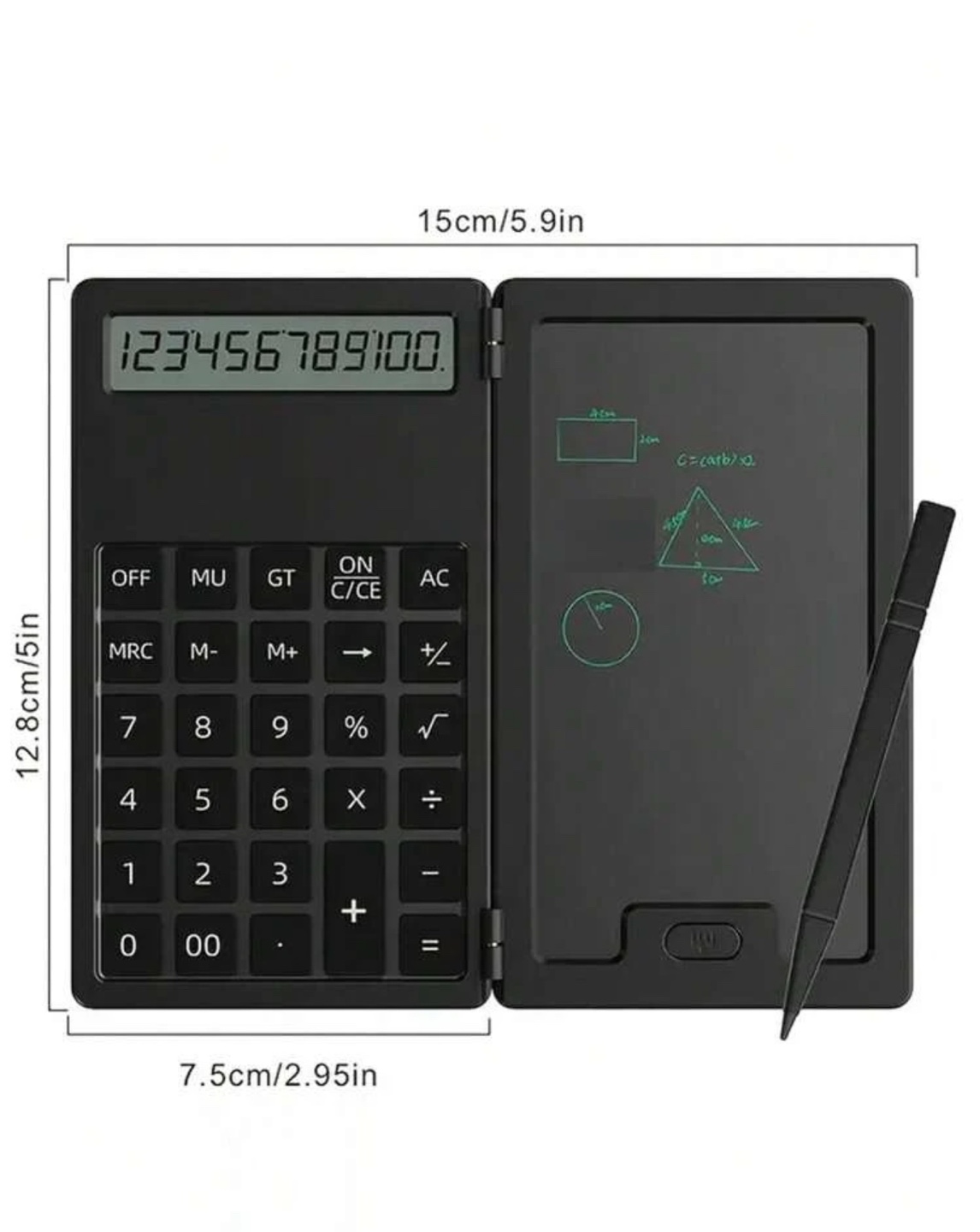 Calculator with LCD Writing Pad - photo 4