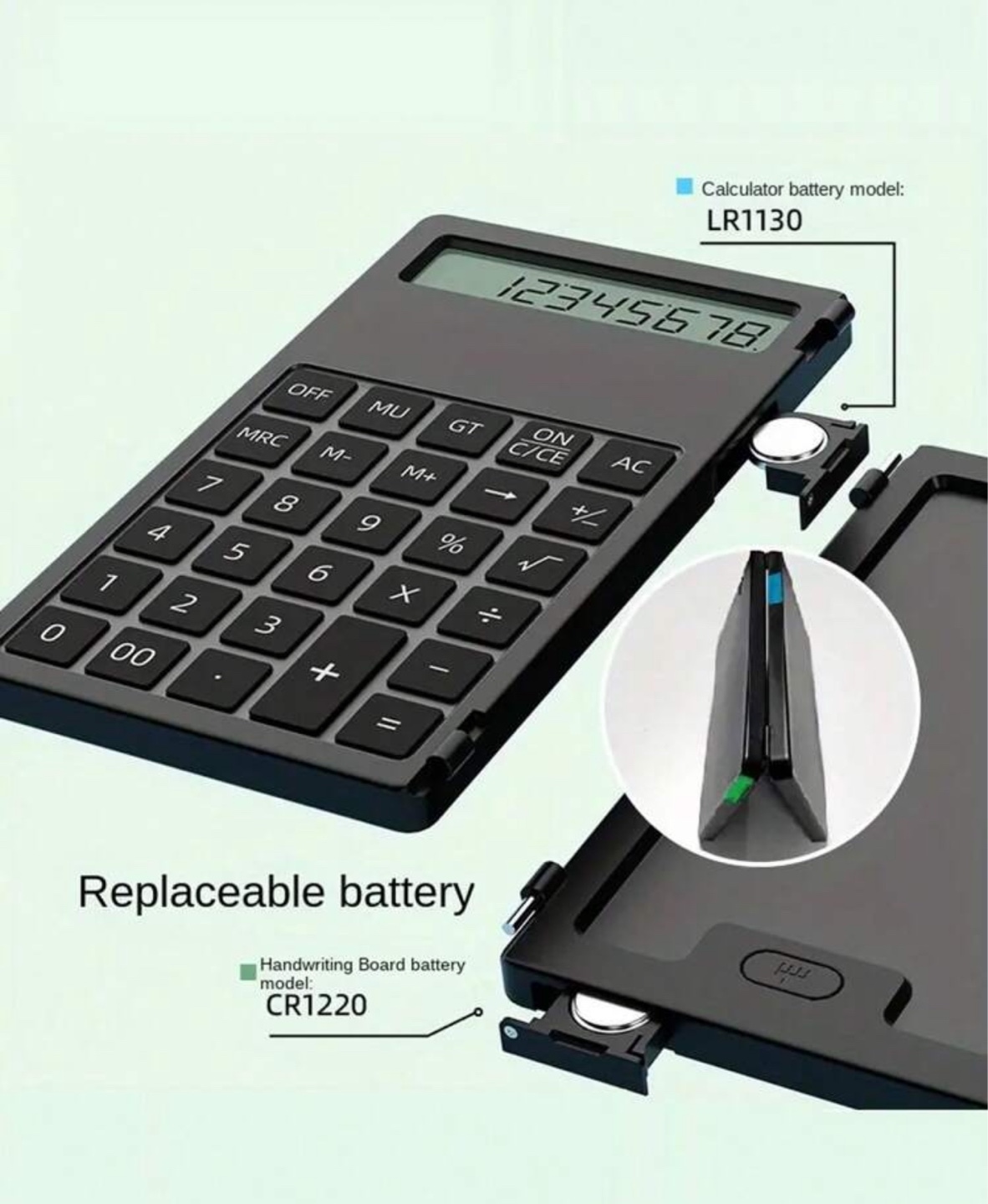Calculator with LCD Writing Pad - photo 3
