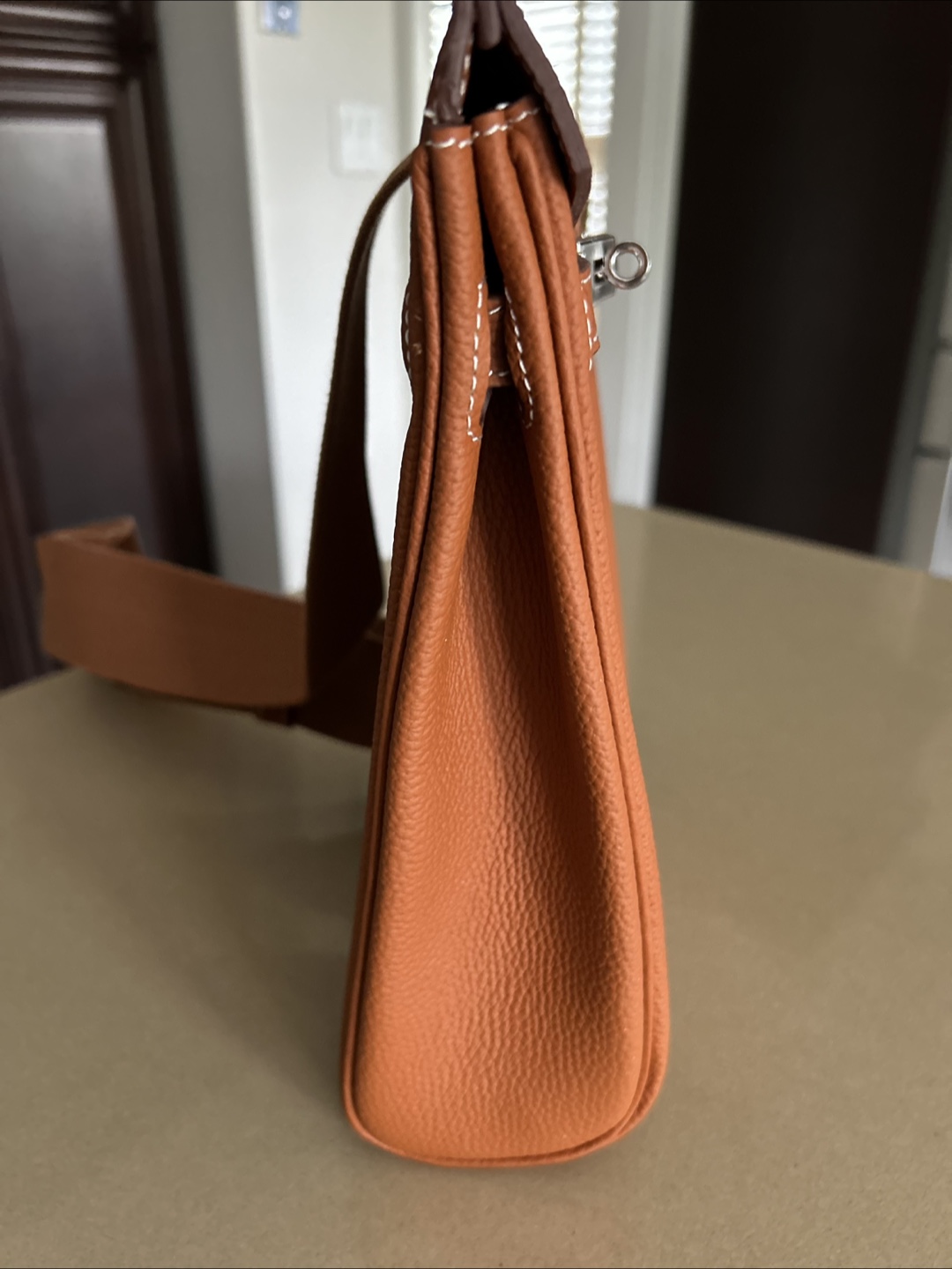 Authentic leather crossbody bag - photo 2
