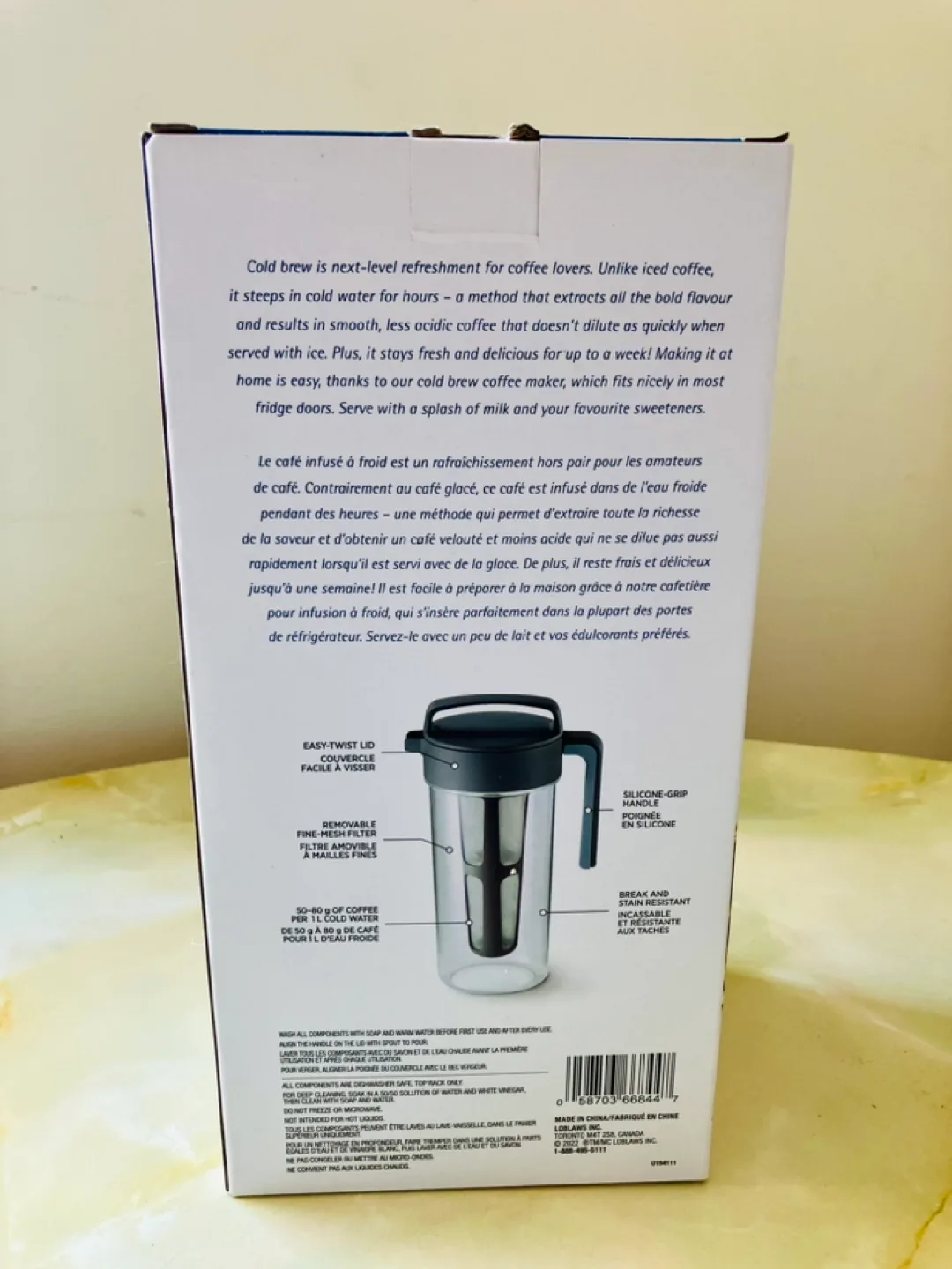 BNIB PC Brand Cold Brew Coffee Maker image indicator(2)