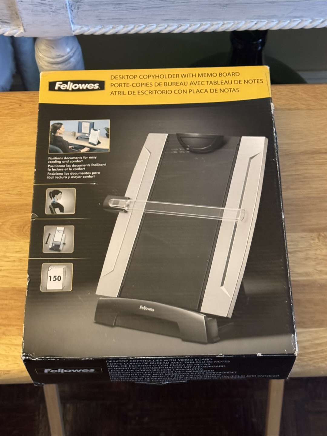Fellowes Desktop Copyholder with Memo Board