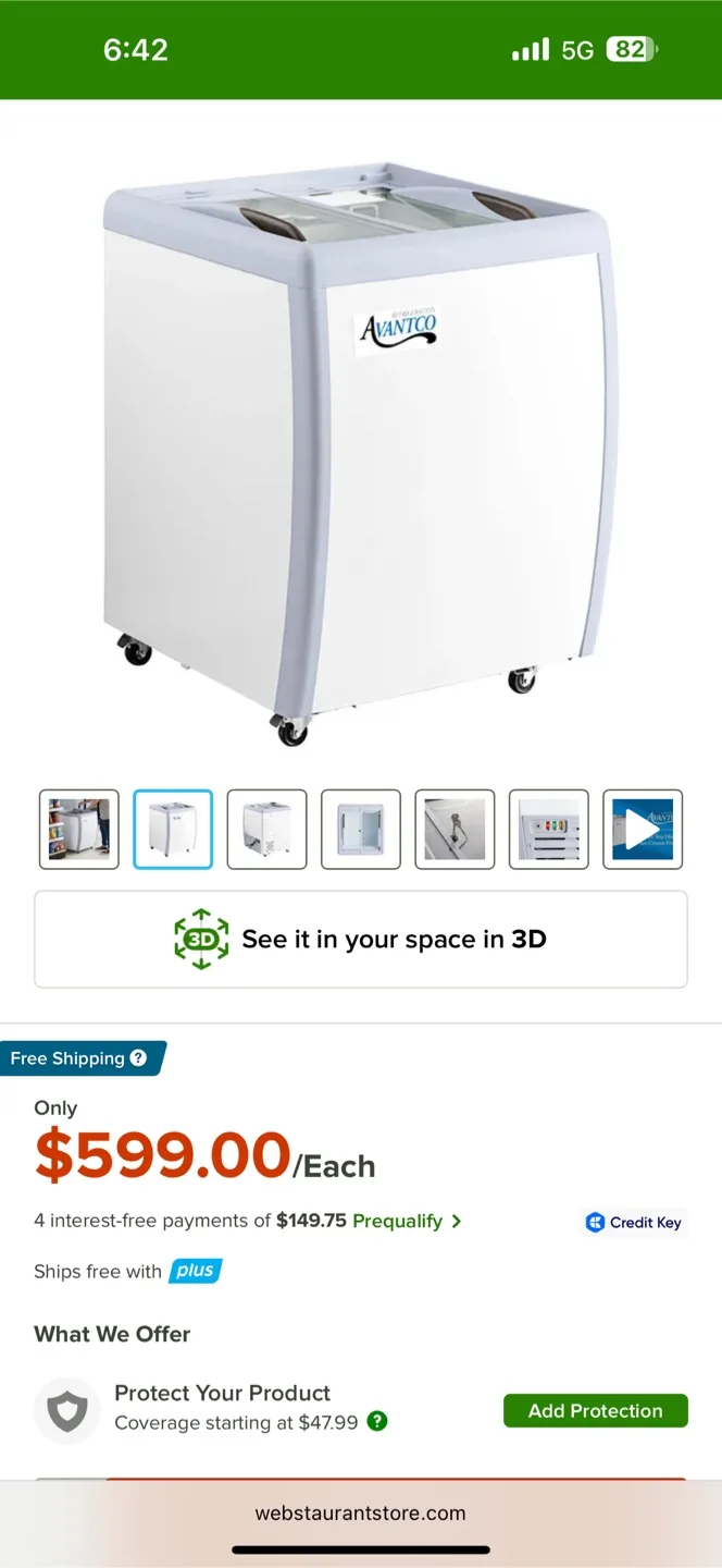 AvantiCo 36" Display Freezer - Excellent Condition image indicator(3)