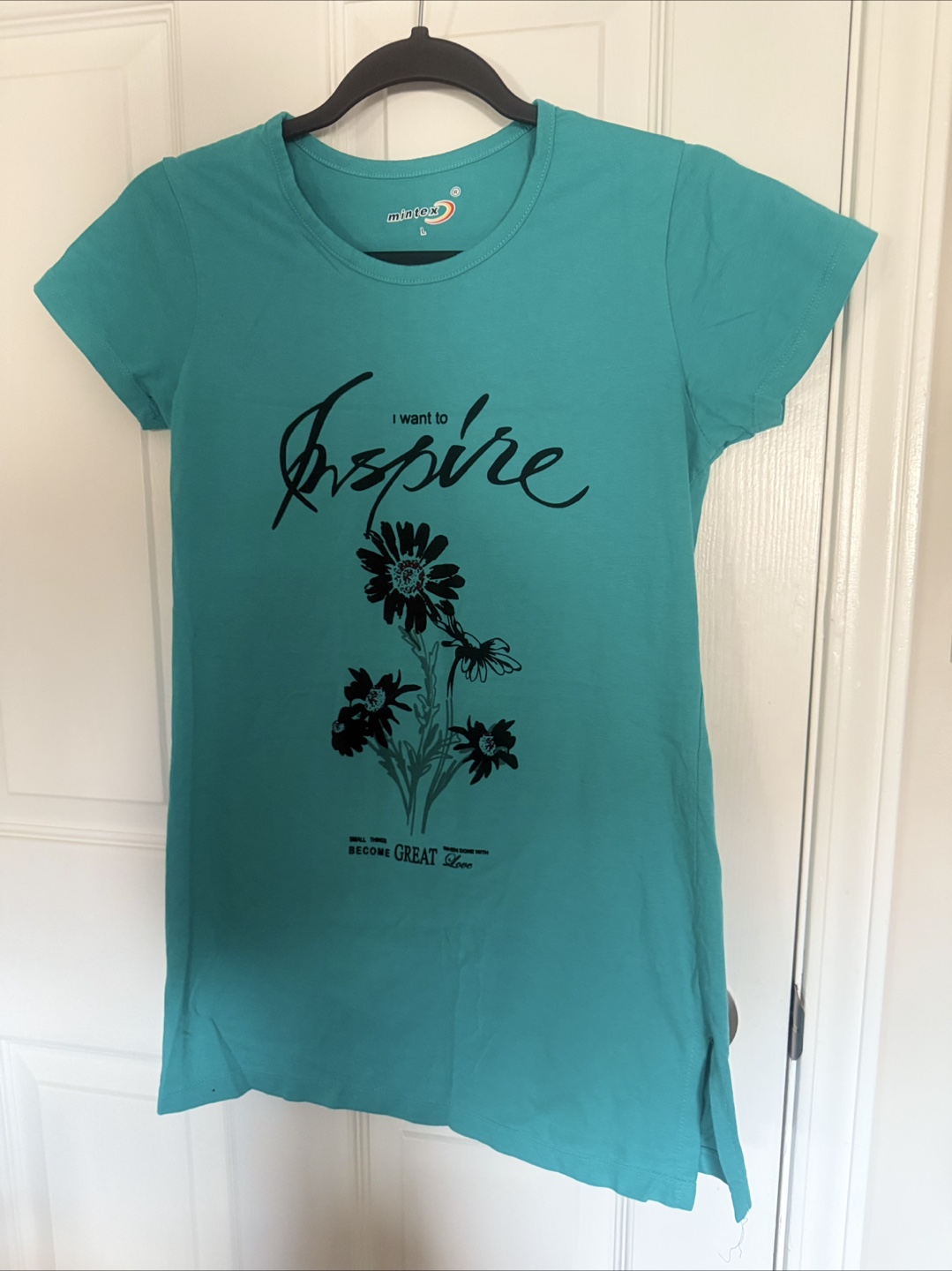 Women's Teal and Yellow Graphic T-Shirts (Bundle of 2)