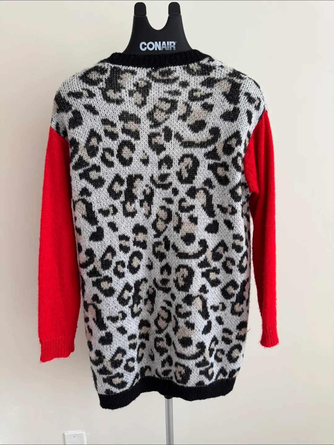Women's Leopard Print Cardigan Sweater image indicator(3)
