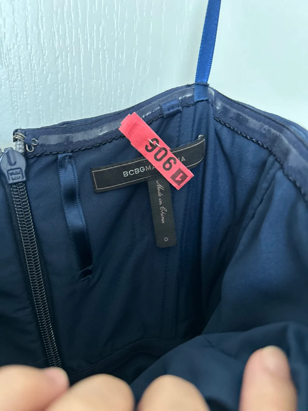 BCBG Max Azria Navy Blue Cocktail Dress image indicator(3)