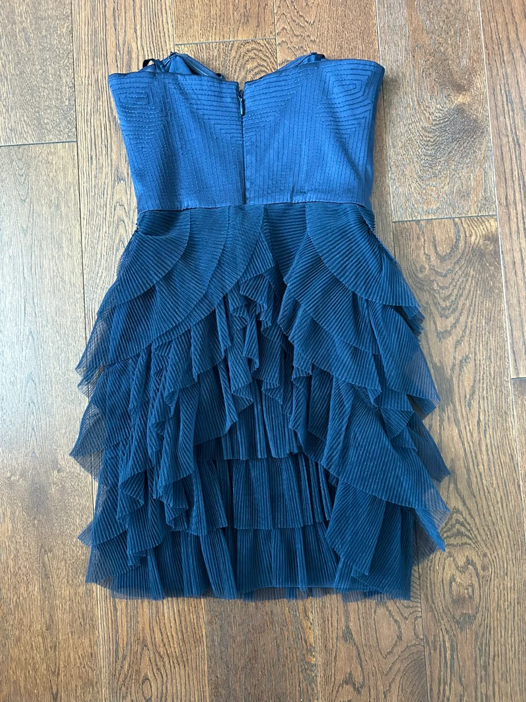 BCBG Max Azria Navy Blue Cocktail Dress image indicator(2)