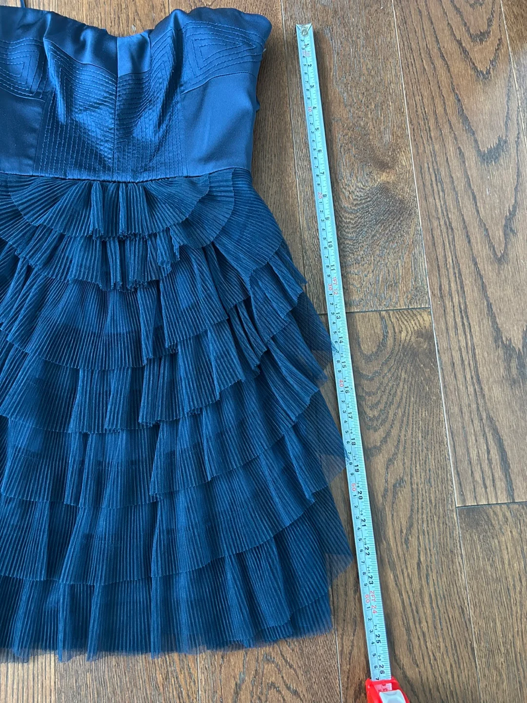 BCBG Max Azria Navy Blue Cocktail Dress image indicator(4)