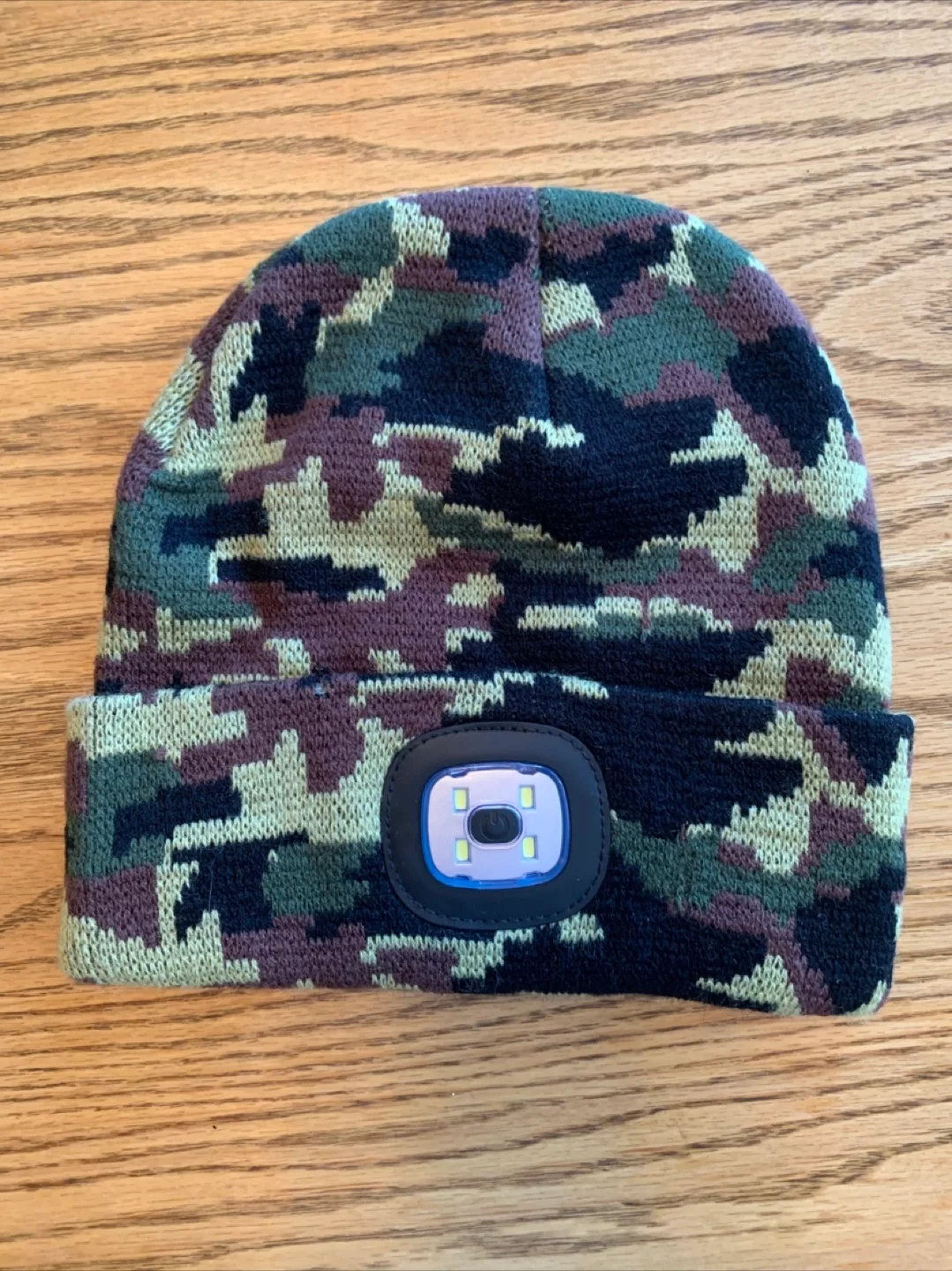 LED Light Beanie - Camo thumbnail