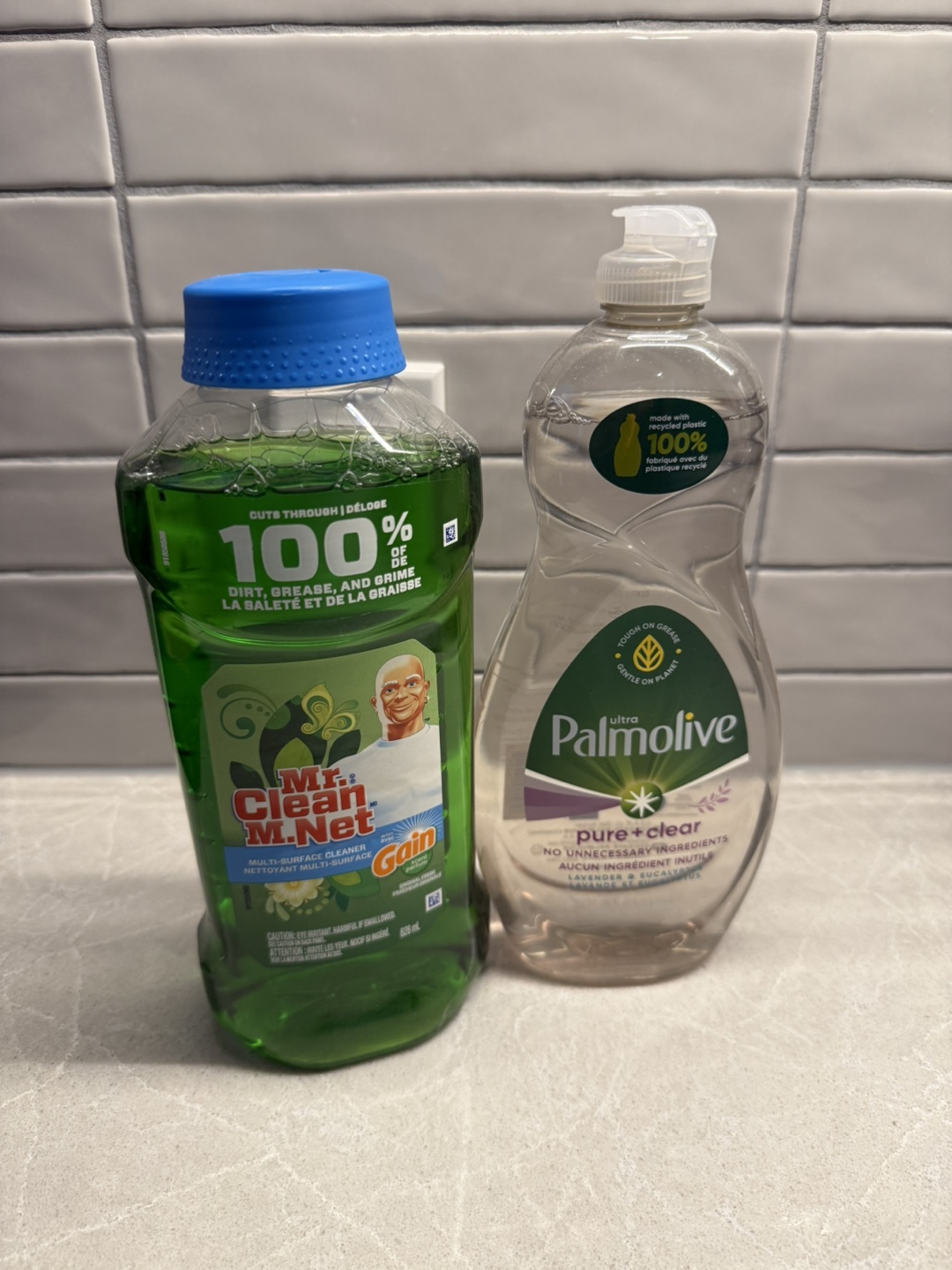 Mr. Clean & Palmolive Dish Soap