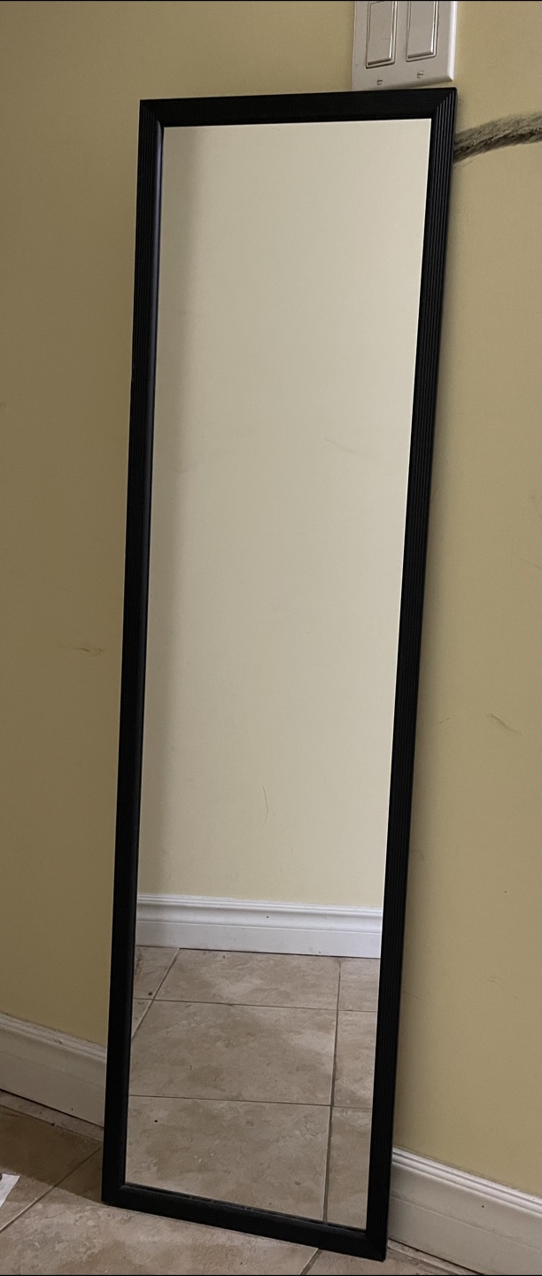 Walmart Full-length Black Framed Mirror