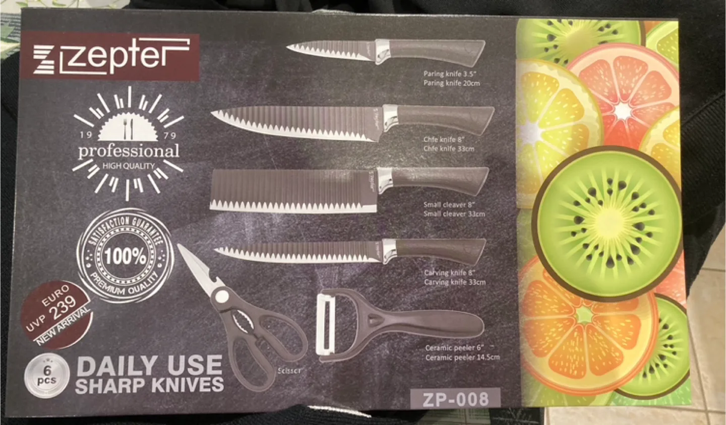 Zepter 6-Piece Professional Kitchen Knife Set image indicator(2)