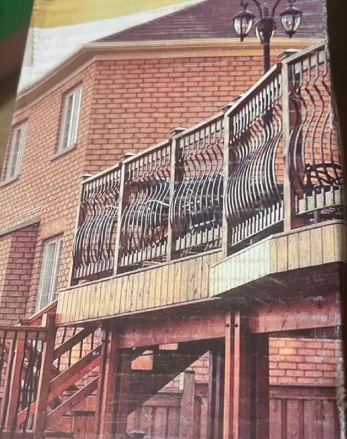 11 Pack Black Galvanized Steel Arched Balusters 40" image indicator(3)