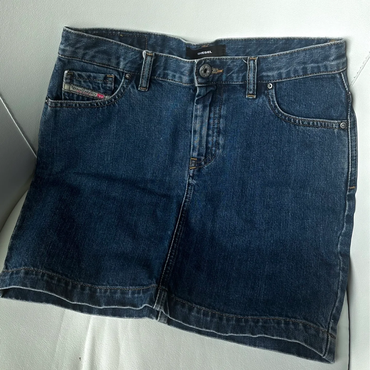 Diesel Denim Mini Skirt Size 25 thumbnail