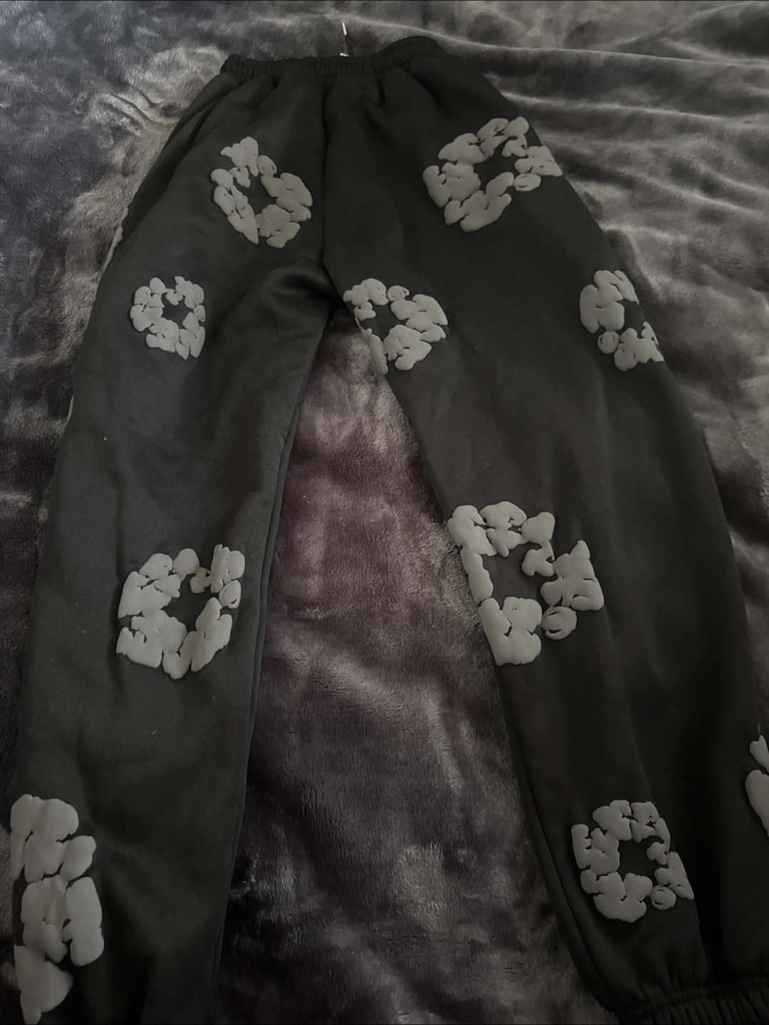 Denim tear black on black printed pants - photo 2
