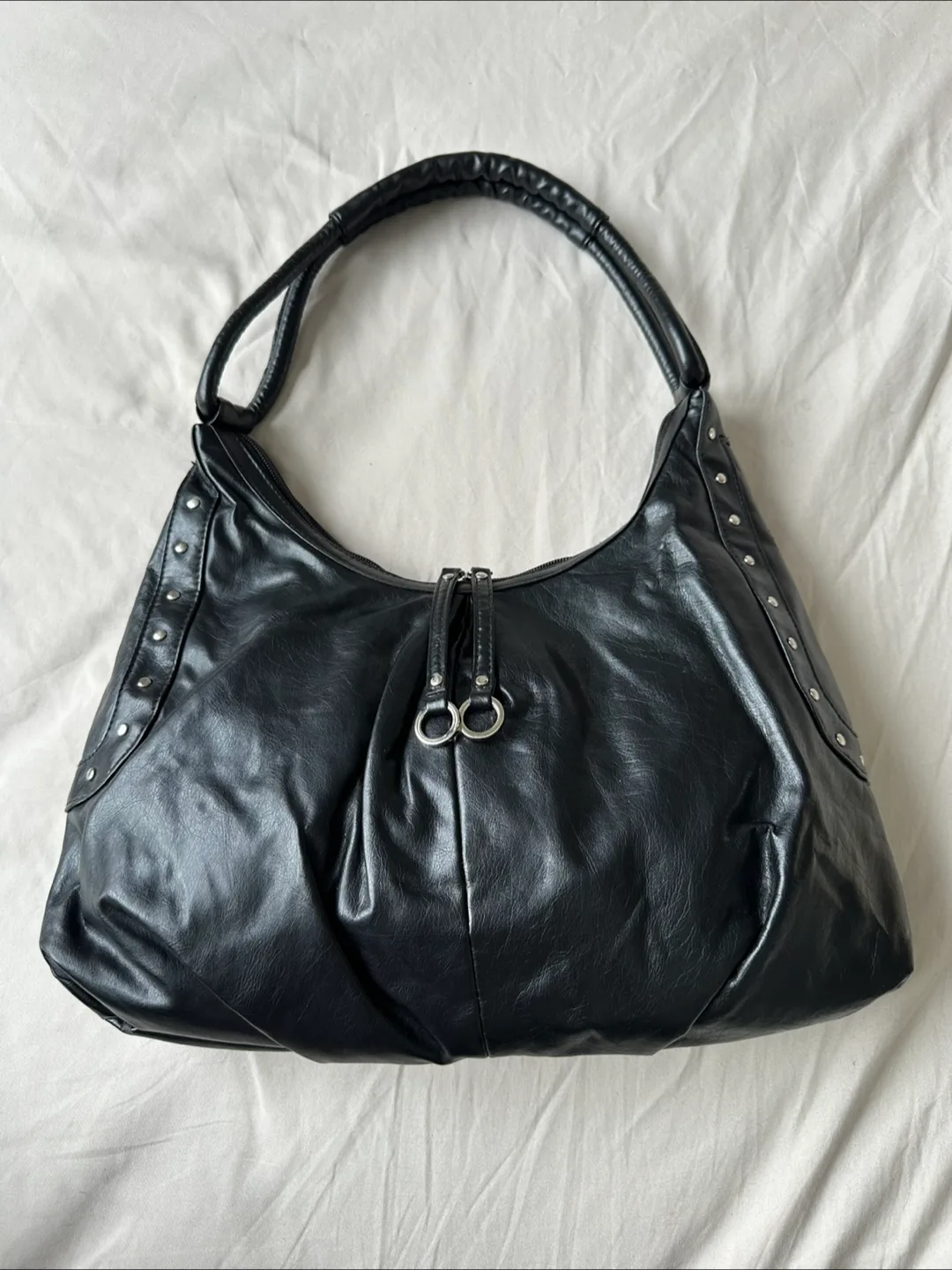 Zeca Italian Design Black Handbag thumbnail