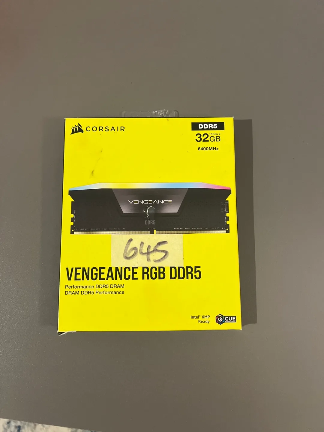 Corsair Vengeance RGB DDR5 32GB 6400MHz RAM thumbnail