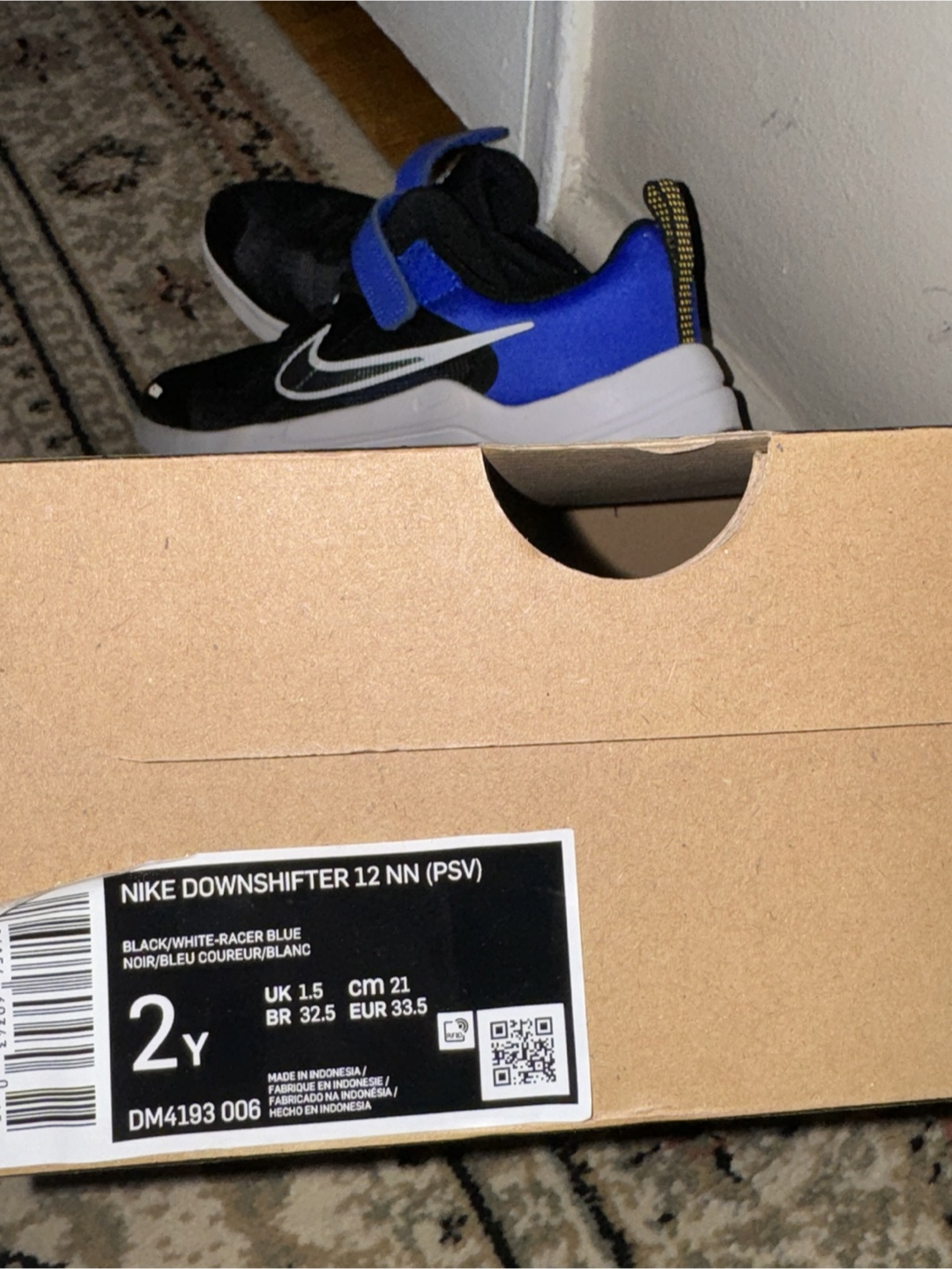 Nike Downshifter 12 (PSV) Toddler Shoes - Size 2Y - photo 3