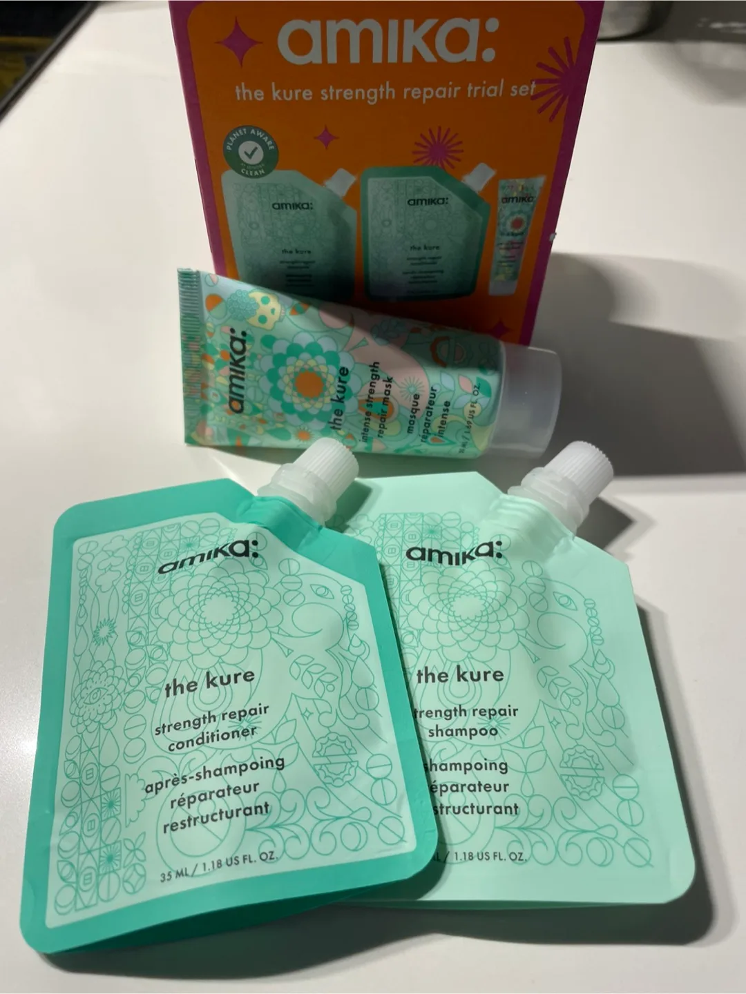 Amika The Kure Strength Repair Trial Set thumbnail