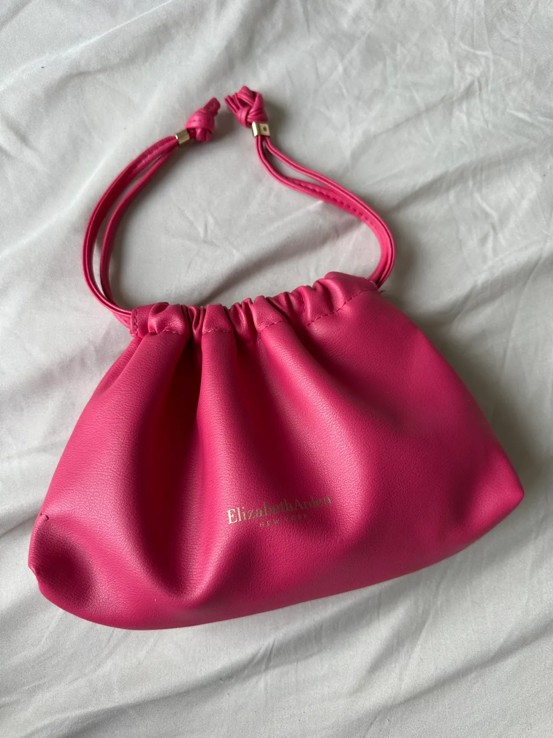 Elizabeth Arden mini Pink Drawstring Bag thumbnail