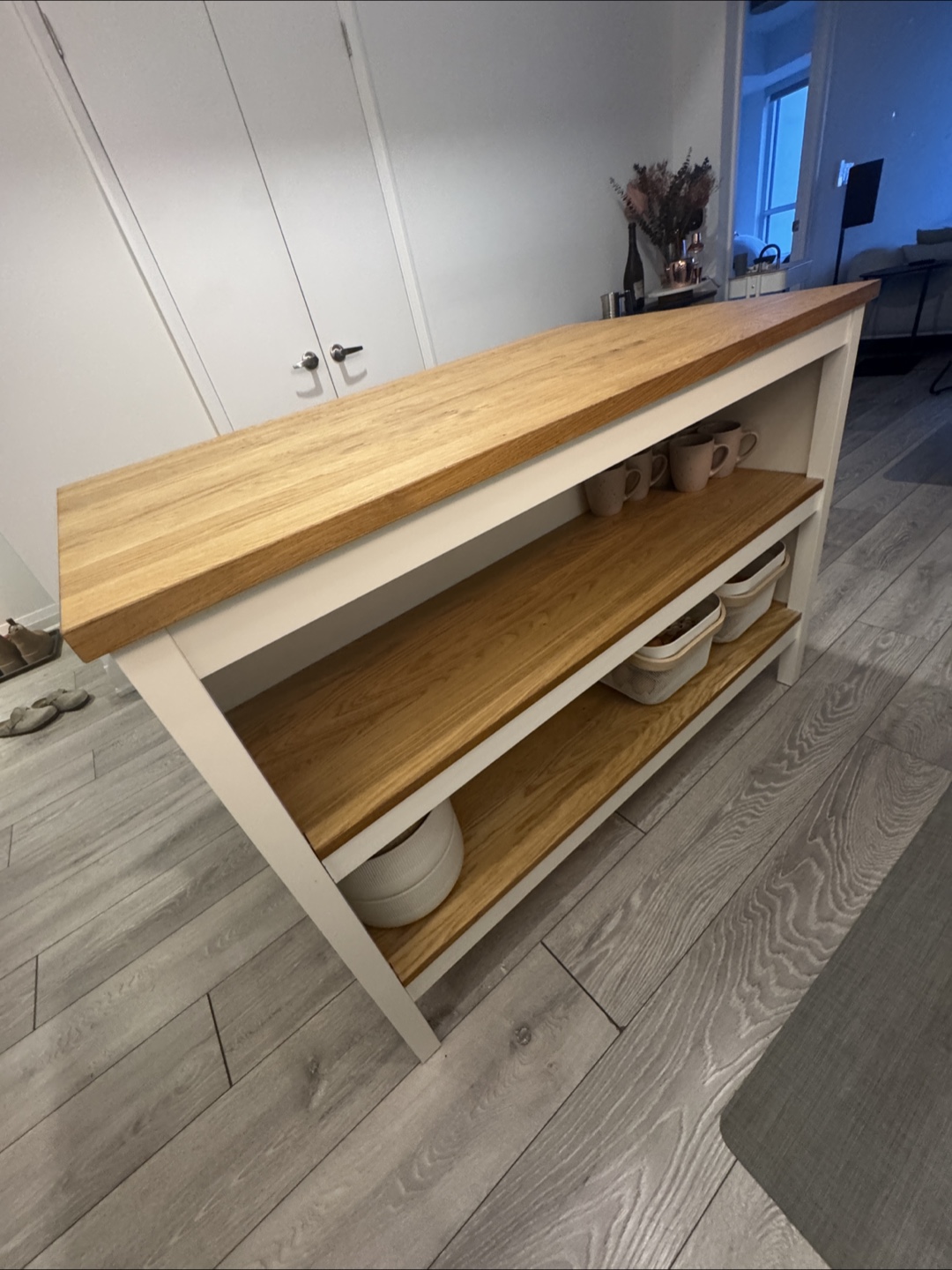 Kitchen Island with Oak Countertop - photo 4