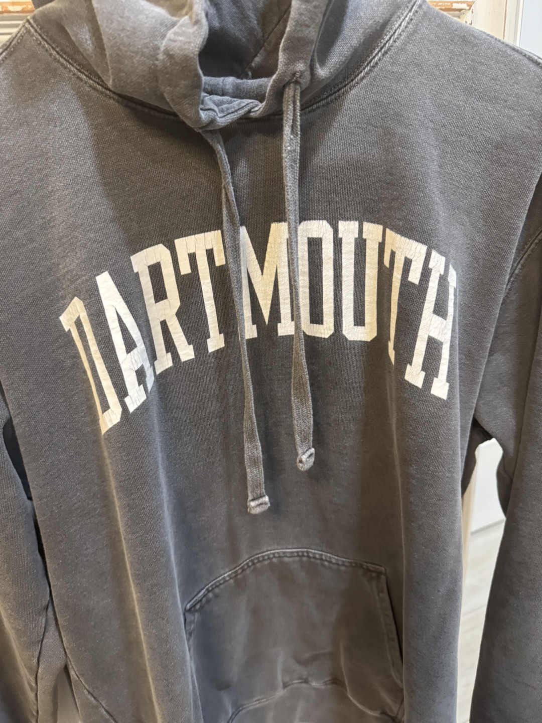 Dartmouth College Gray Hoodie Sweatshirt - photo 3
