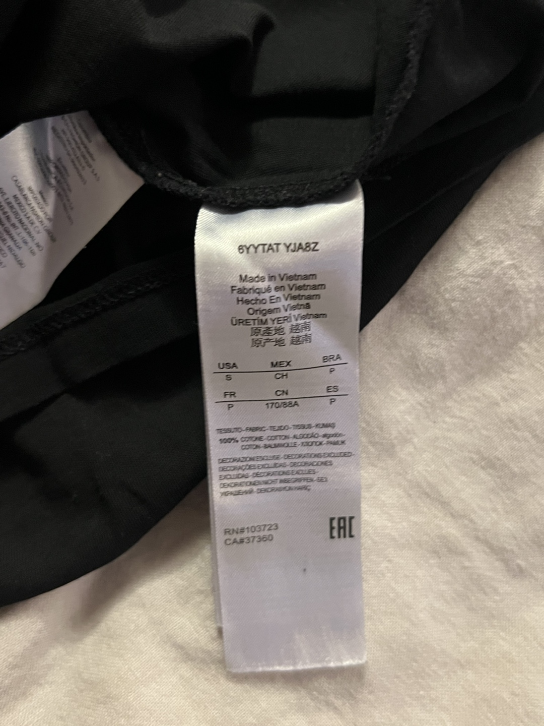 Armani Exchange Black Glitter AX Logo T-Shirt - photo 5