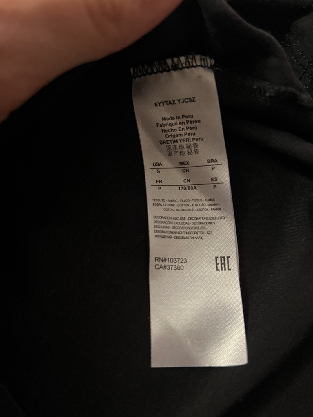 Armani Exchange Black T-Shirt - photo 3