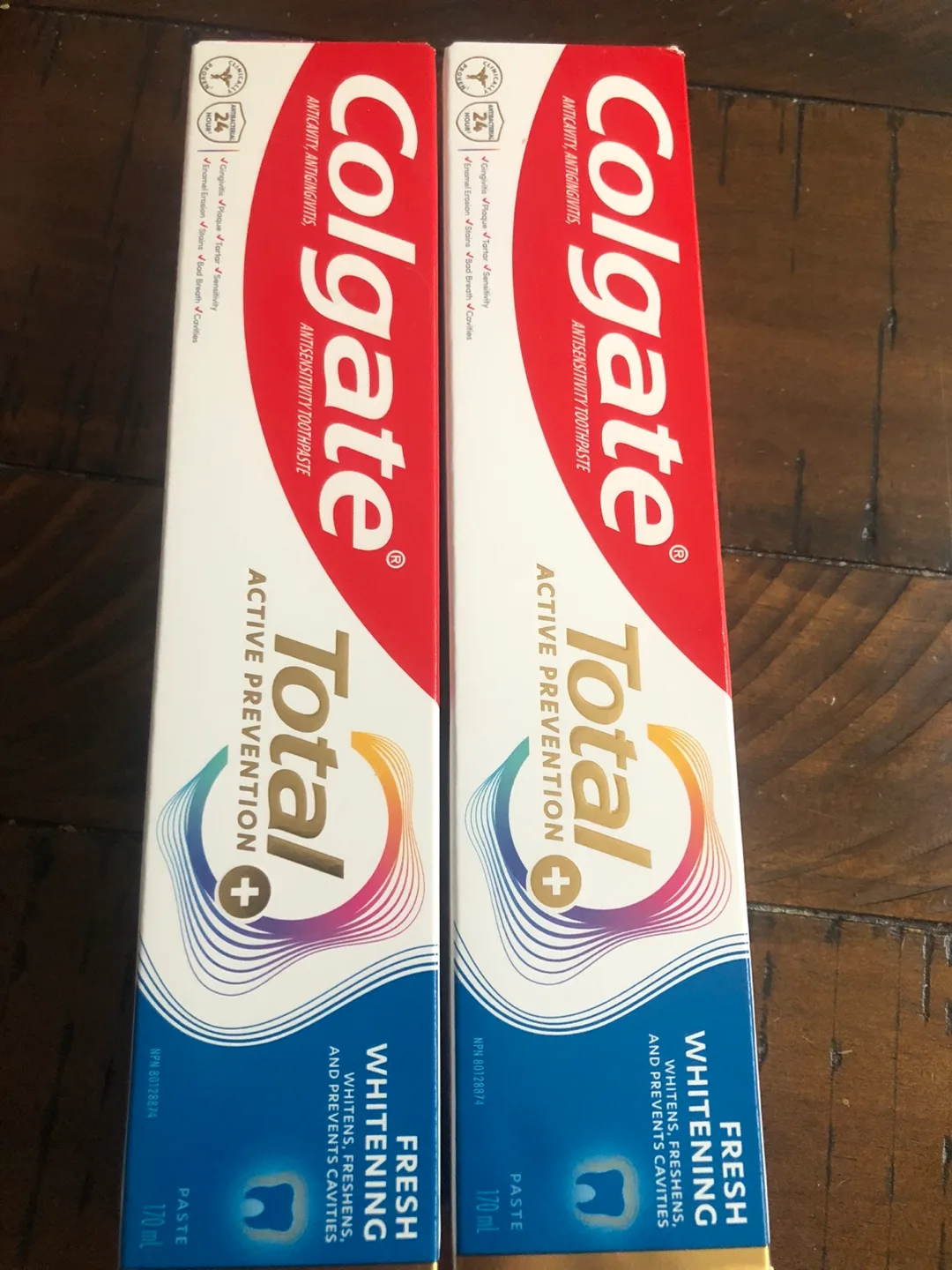 Two Tubes Colgate Total Whitening Toothpaste thumbnail