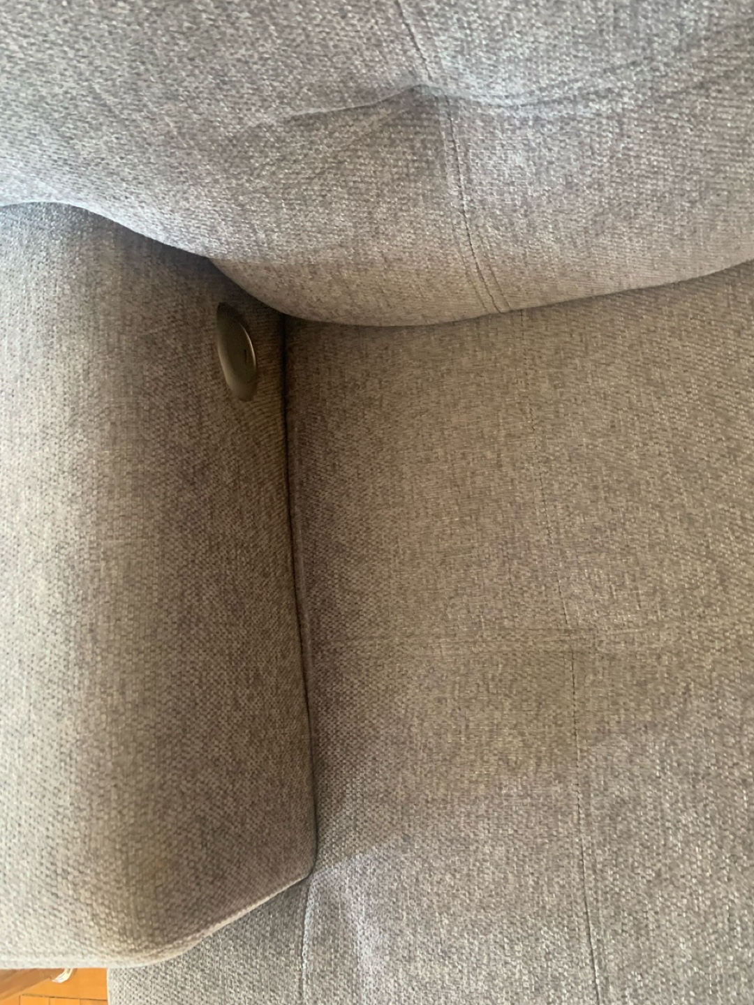 Grey L-Shaped Sectional Sofa with Storage Ottoman - photo 2