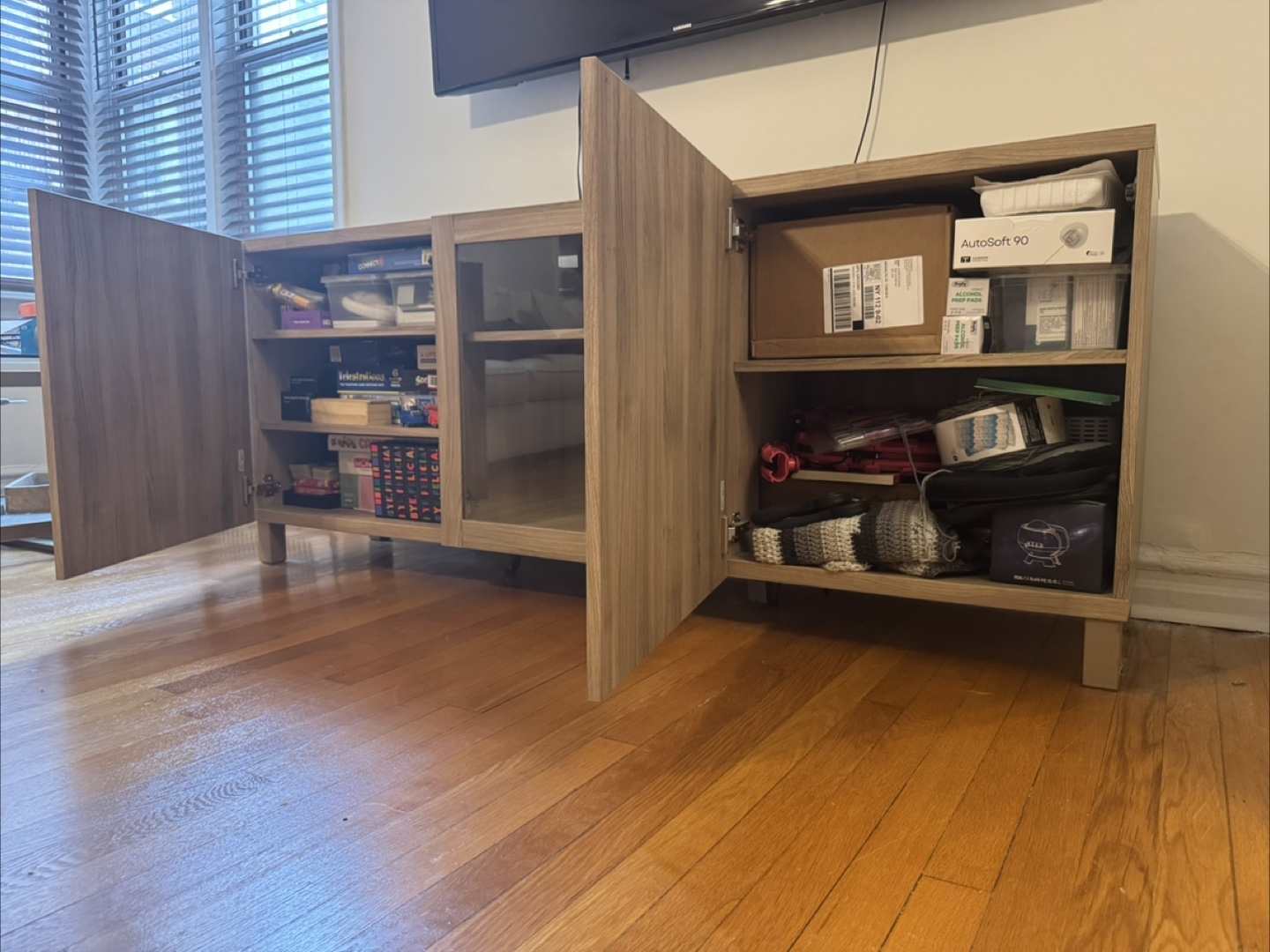 Besta Storage Combination w/ Glass Door/ Stained Oak - photo 3