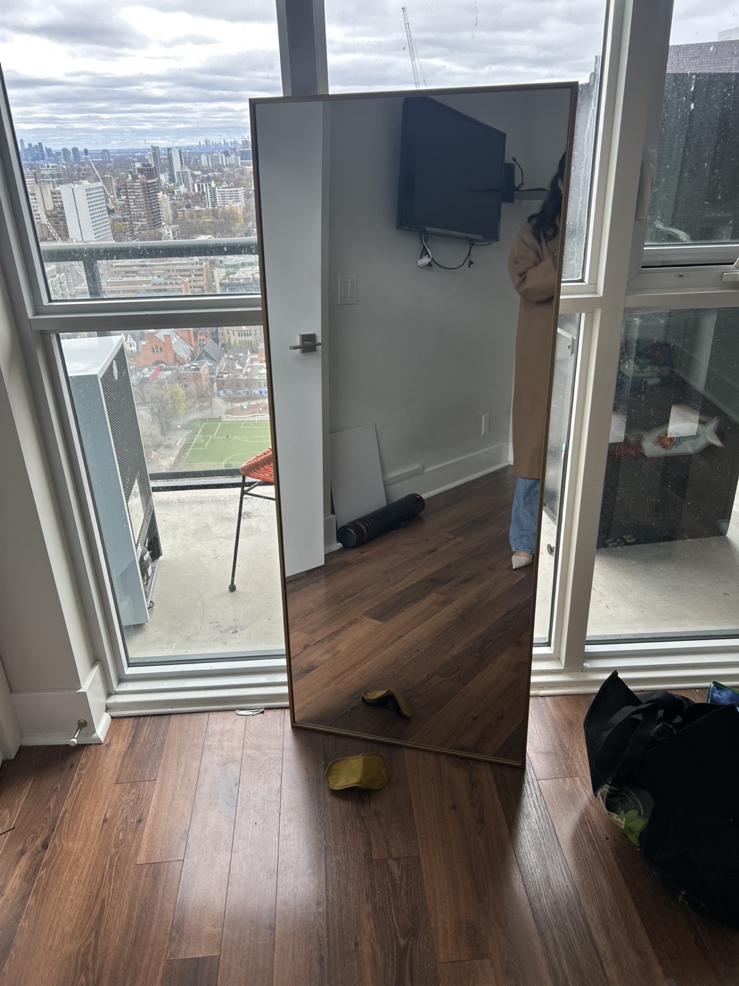Full Length Gold Frame Mirror