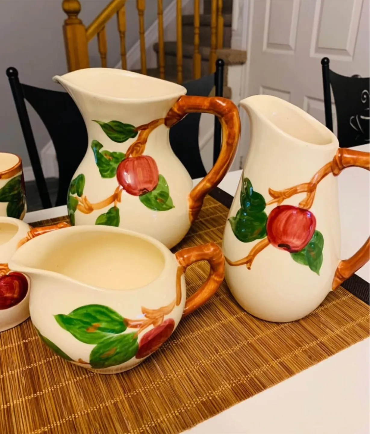 Franciscan Apple Blossom Creamer and Pitcher Set image indicator(2)