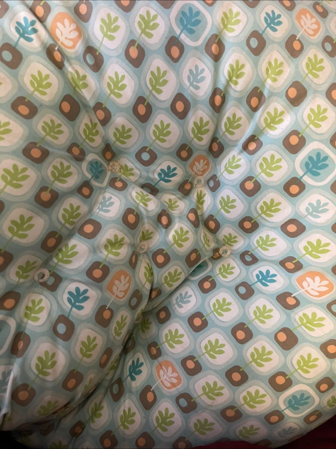 Newborn Lounger - Teal/Green Pattern image indicator(4)