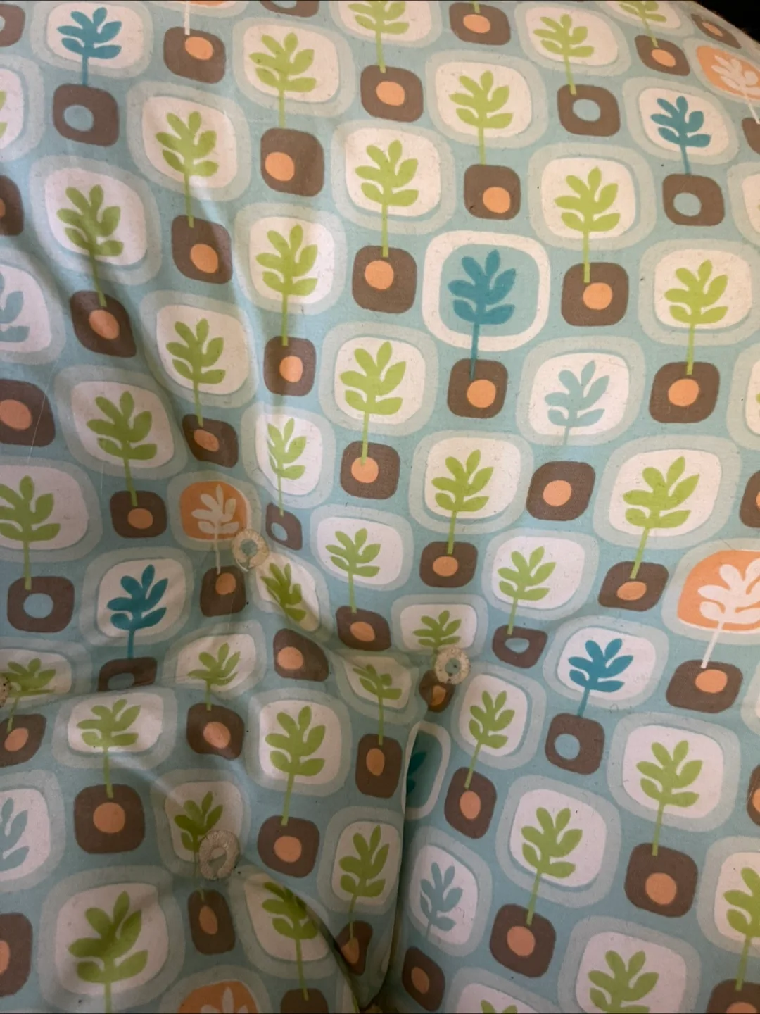Newborn Lounger - Teal/Green Pattern image indicator(3)
