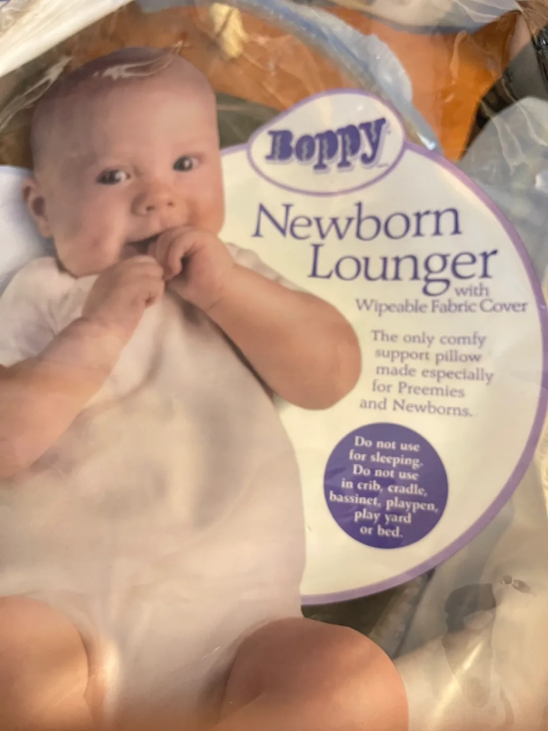 Newborn Lounger - Teal/Green Pattern image indicator(8)