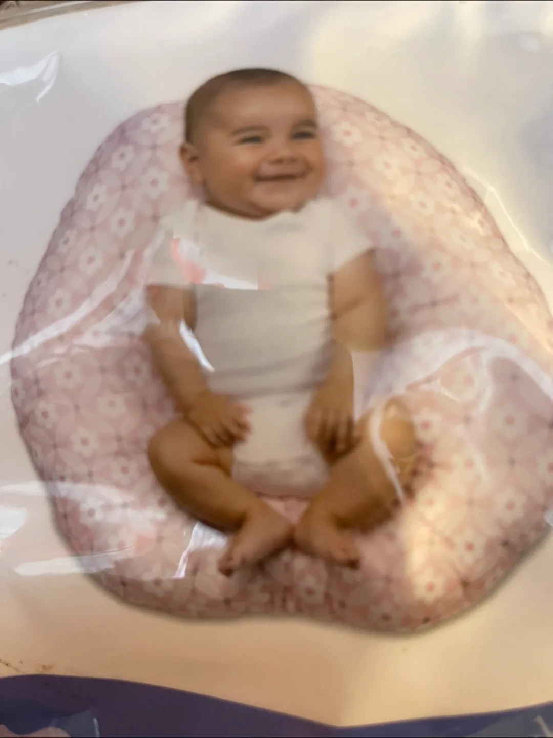 Newborn Lounger - Teal/Green Pattern image indicator(6)