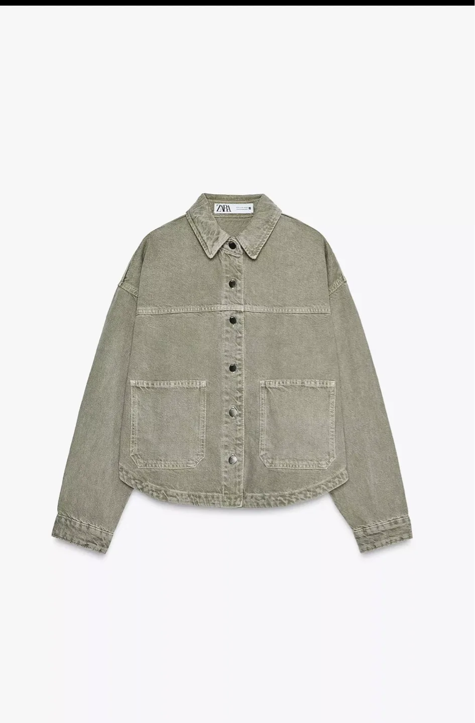 Zara - pocketed denim jacket image indicator(2)