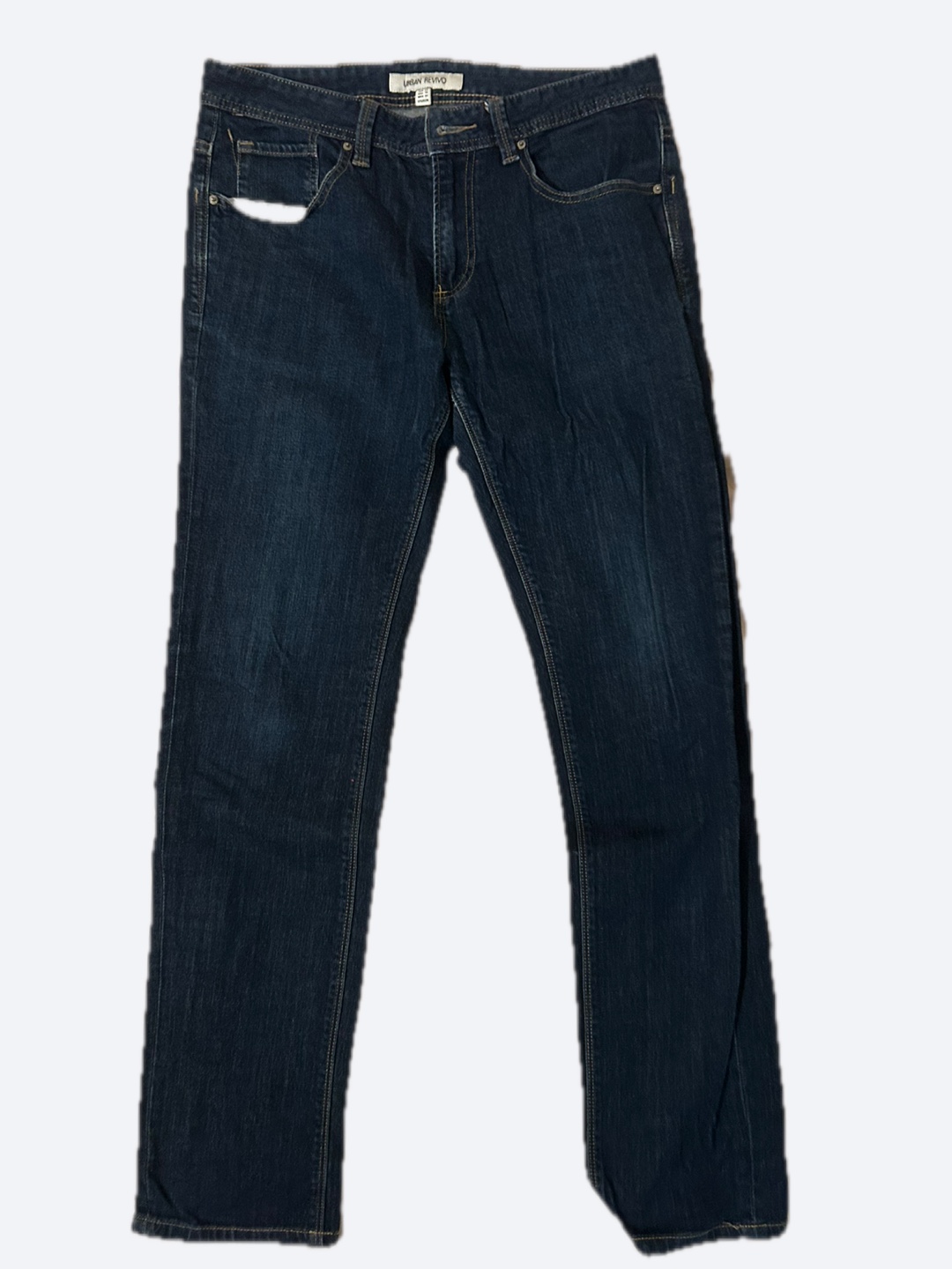 Men's Dark Wash Straight Leg Jeans - Size 32x32