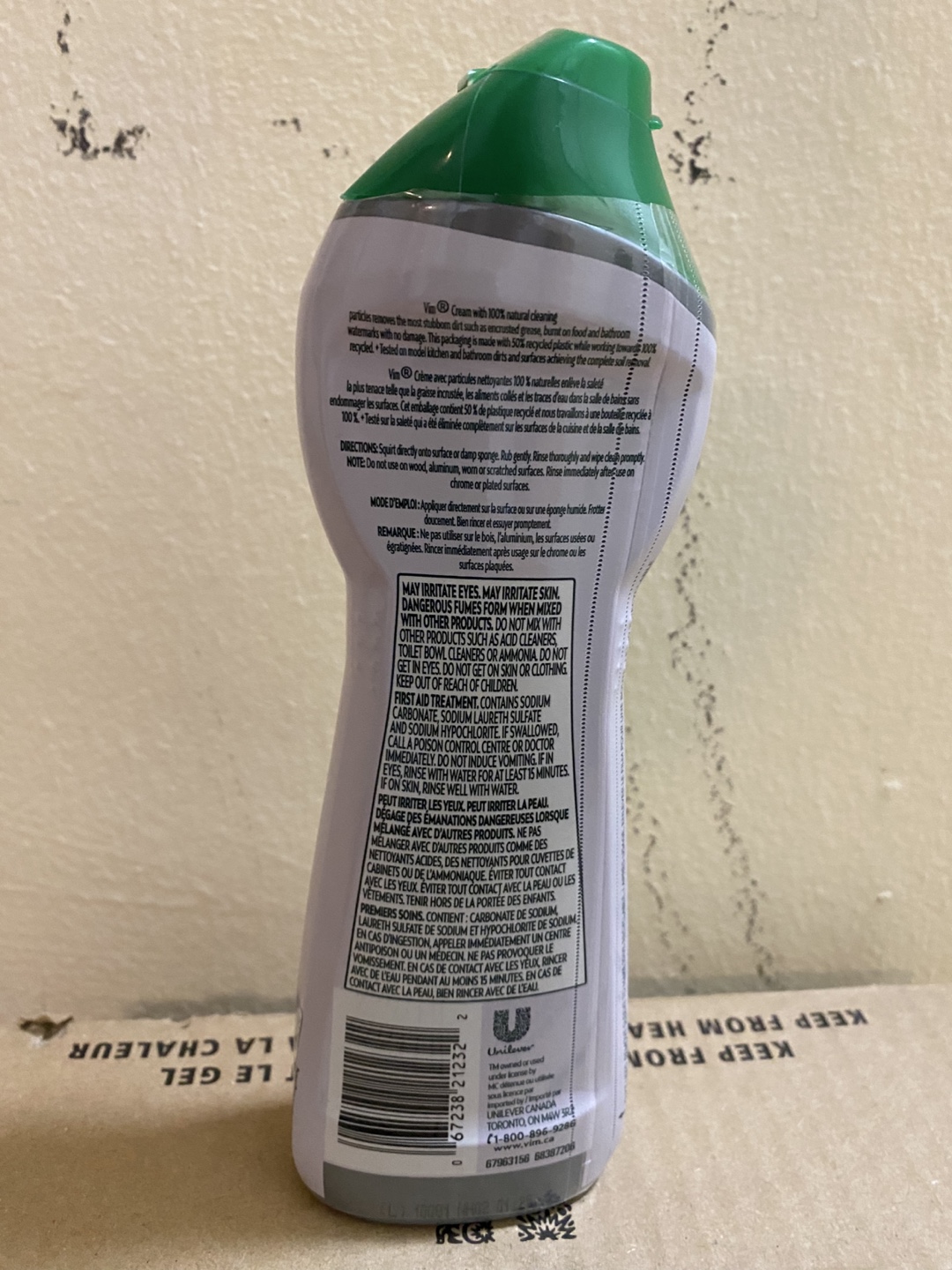16 x 250ml Vim Crème Cleaner with Bleach - photo 3