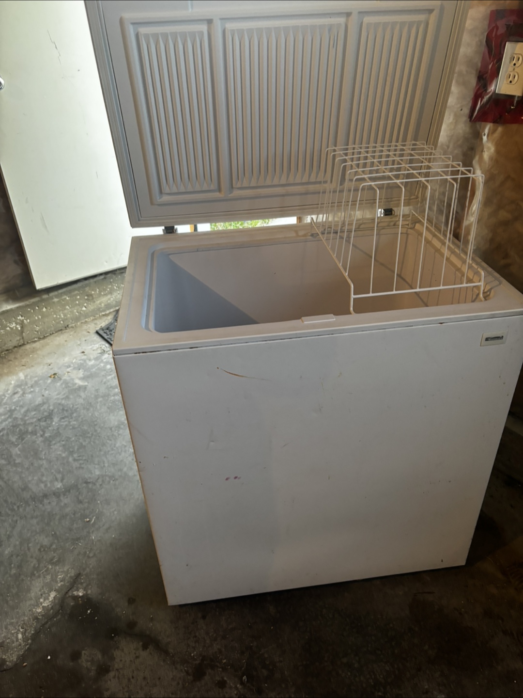 White Chest Freezer