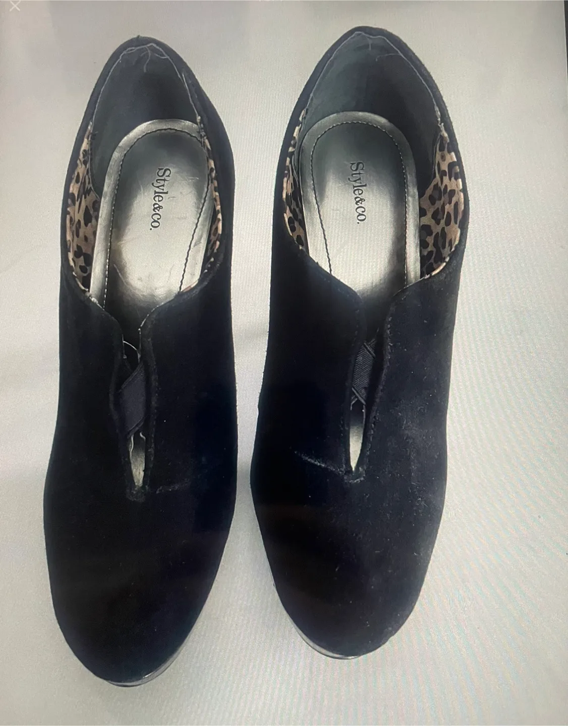 Black Suede Stilettos - Size 7 thumbnail