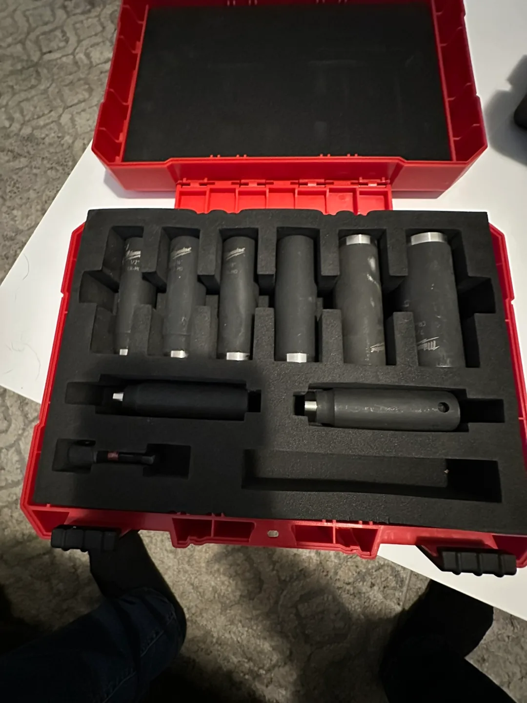 Milwaukee Tool Case, Bosch Drill Bits and DEWALT Laser Level image indicator(3)
