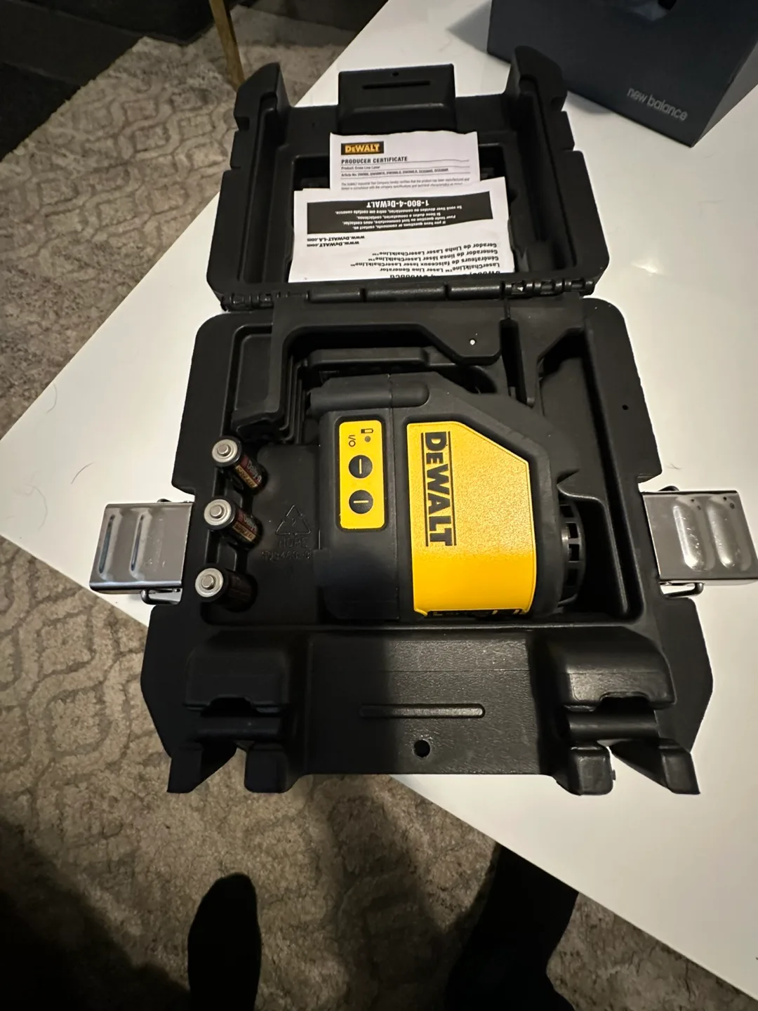 Milwaukee Tool Case, Bosch Drill Bits and DEWALT Laser Level image indicator(4)