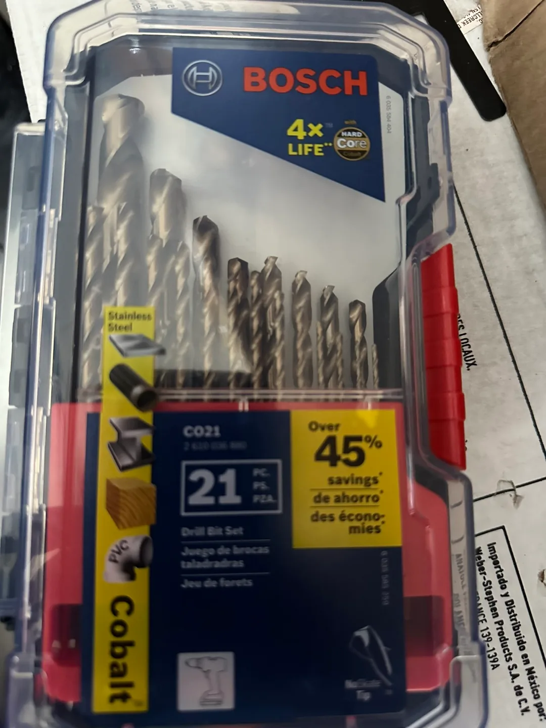 Milwaukee Tool Case, Bosch Drill Bits and DEWALT Laser Level image indicator(2)