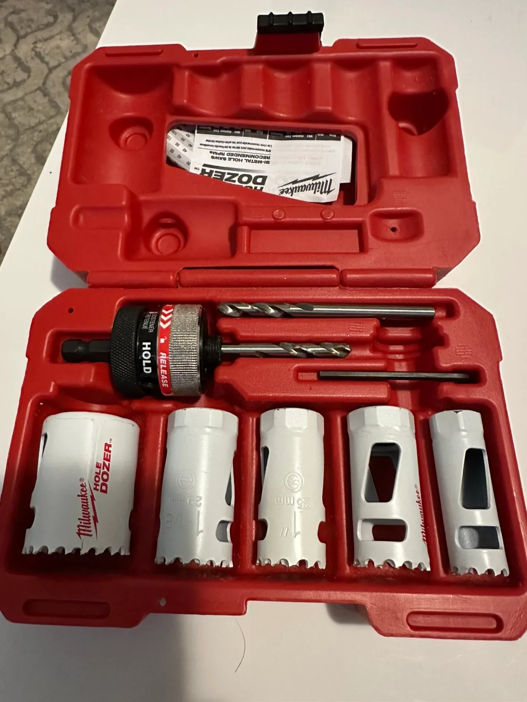 Milwaukee Tool Case, Bosch Drill Bits and DEWALT Laser Level image indicator(10)