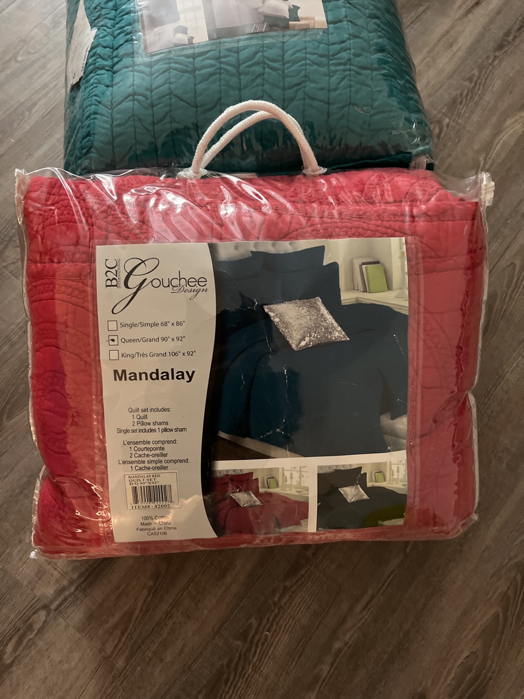 Gouchee Design Teal King Quilt Set - photo 4