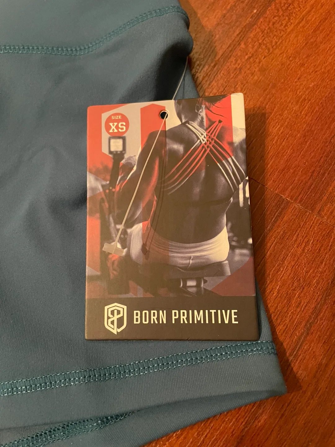 BNWT Born Primitive Women's Size XS Blue Training Shorts image indicator(2)